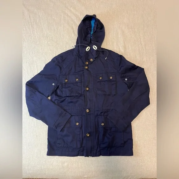 H&M Men’s Utility Jacket - Navy, Size S, Gently Used - Picture 1 of 12